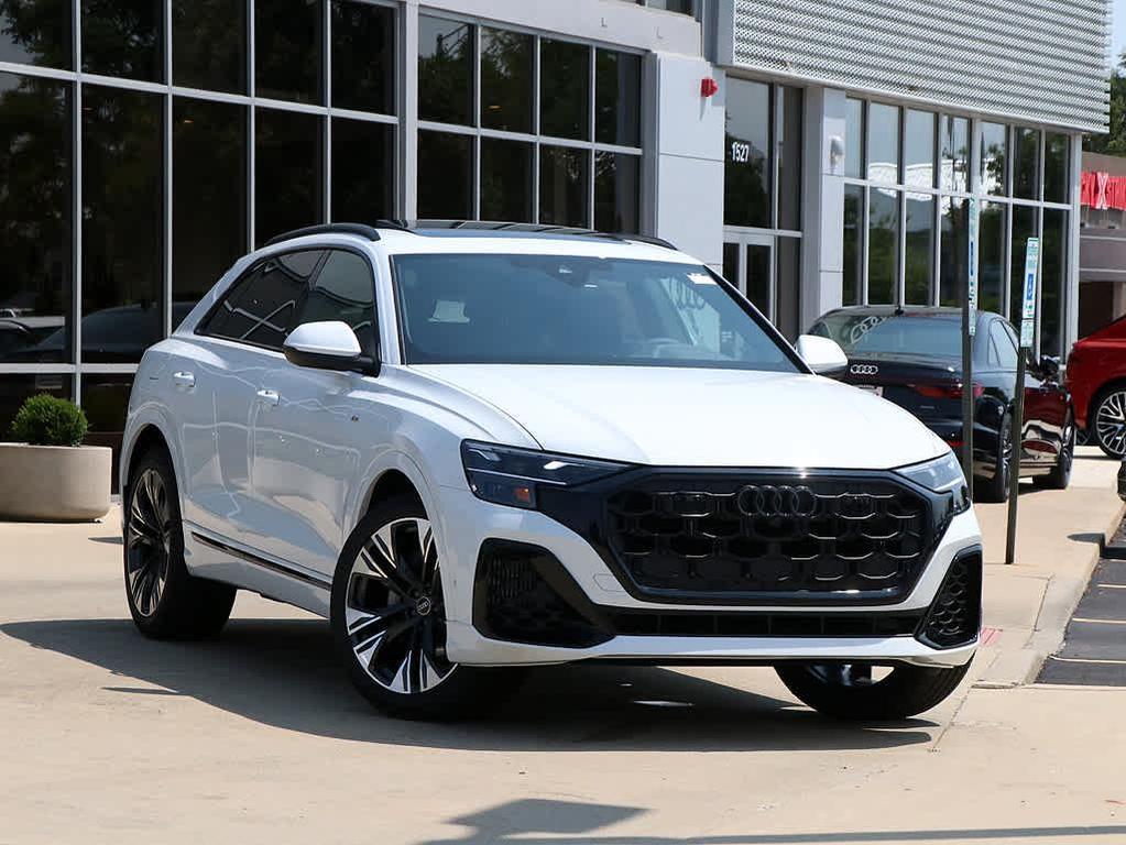 new 2025 Audi Q8 car, priced at $79,372