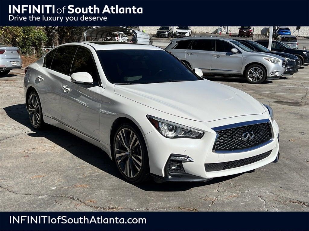 used 2022 INFINITI Q50 car, priced at $28,270