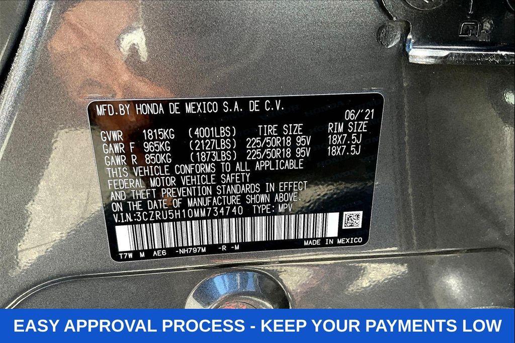 used 2021 Honda HR-V car, priced at $16,000
