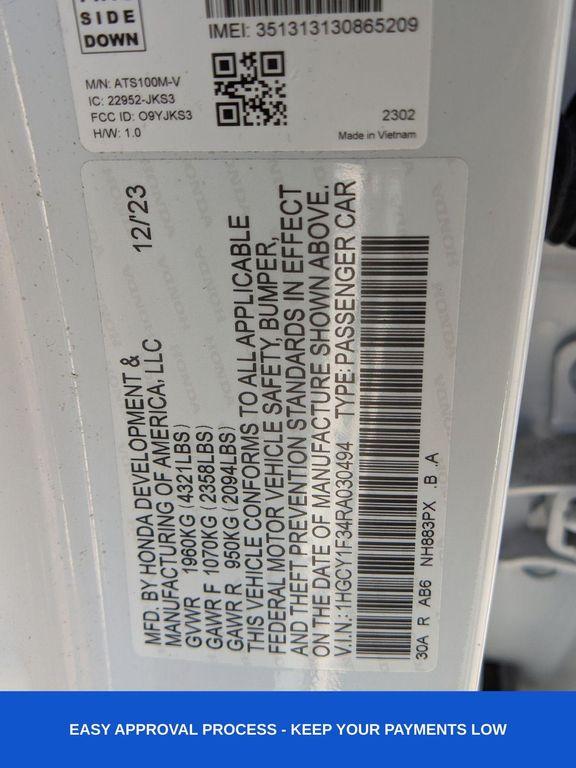 used 2024 Honda Accord car, priced at $21,000