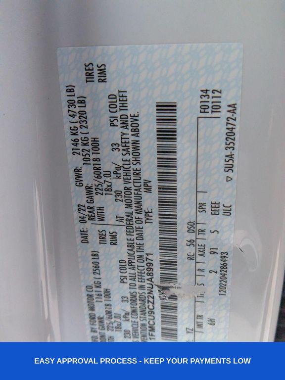 used 2022 Ford Escape car, priced at $18,570