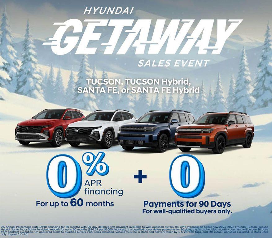 new 2026 Hyundai TUCSON Hybrid car, priced at $33,339