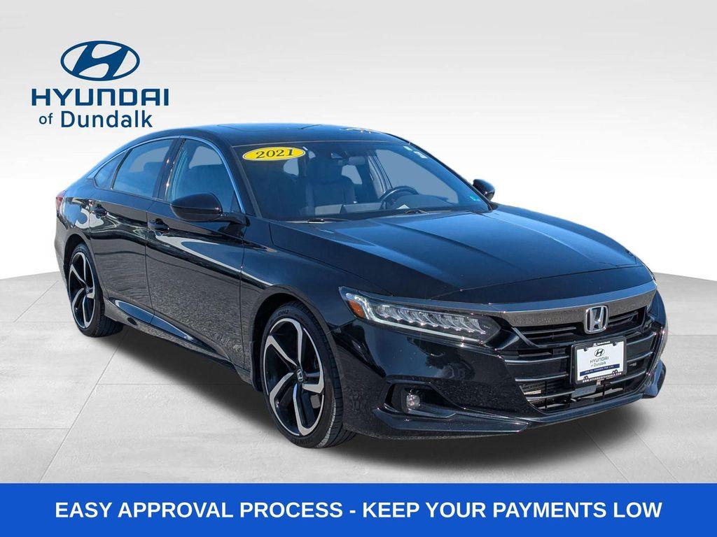 used 2021 Honda Accord car, priced at $20,500