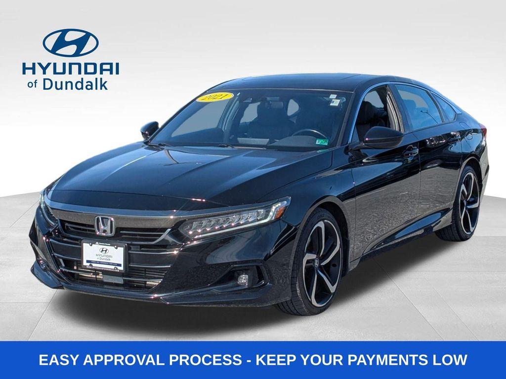 used 2021 Honda Accord car, priced at $20,500