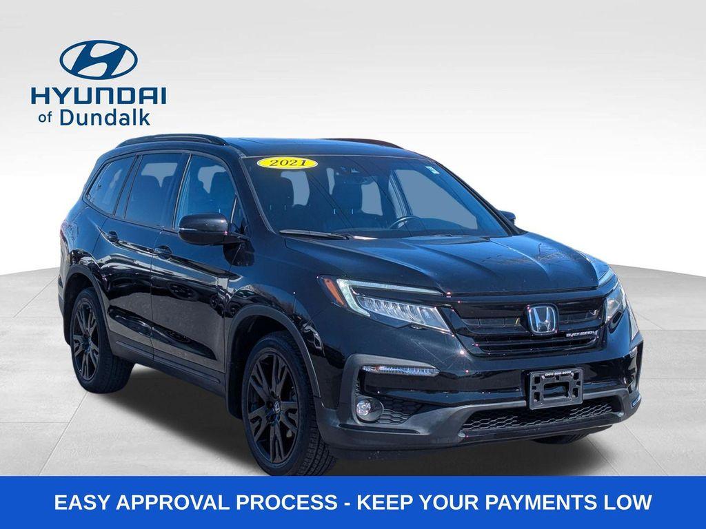 used 2021 Honda Pilot car, priced at $28,500