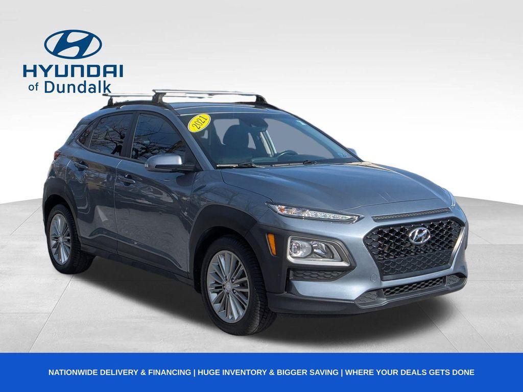 used 2021 Hyundai Kona car, priced at $13,500