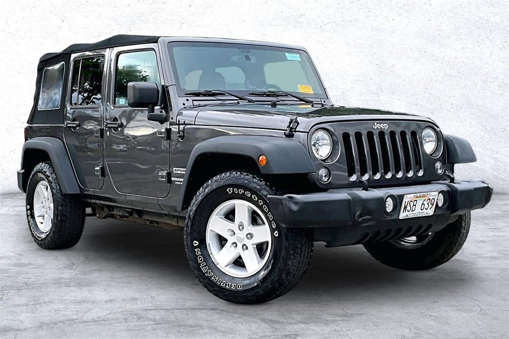 used 2017 Jeep Wrangler Unlimited car, priced at $19,995