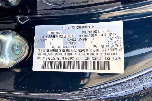 new 2025 Mazda MX-5 Miata RF car, priced at $41,828