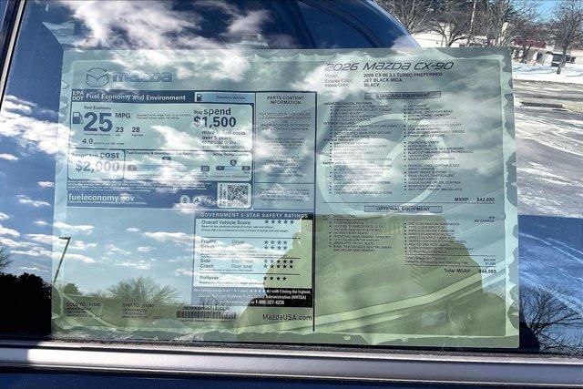 new 2026 Mazda CX-90 car, priced at $43,466