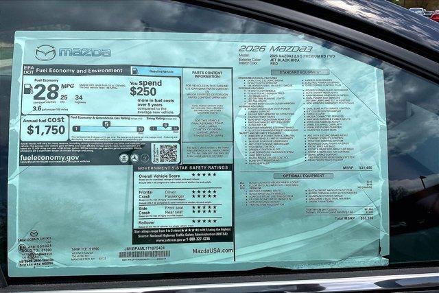 new 2026 Mazda Mazda3 car, priced at $32,231