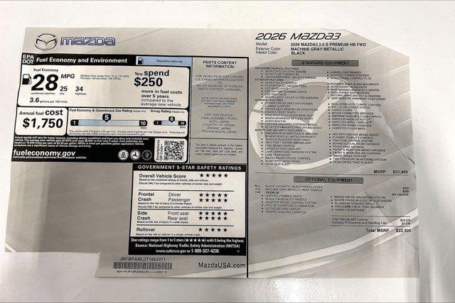 new 2026 Mazda Mazda3 car