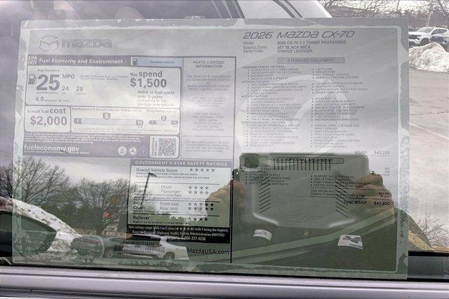 new 2026 Mazda CX-70 car, priced at $42,836