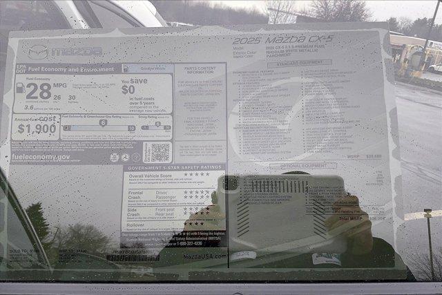 new 2025 Mazda CX-5 car, priced at $37,161