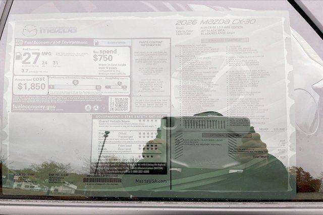 new 2026 Mazda CX-30 car, priced at $30,971