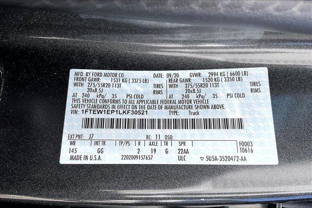 used 2020 Ford F-150 car, priced at $29,840