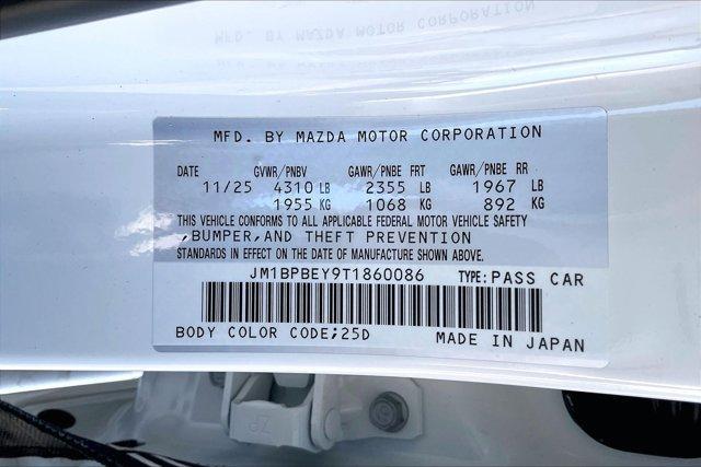 new 2026 Mazda Mazda3 car, priced at $37,900