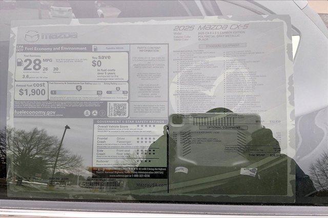 new 2025 Mazda CX-5 car, priced at $33,802