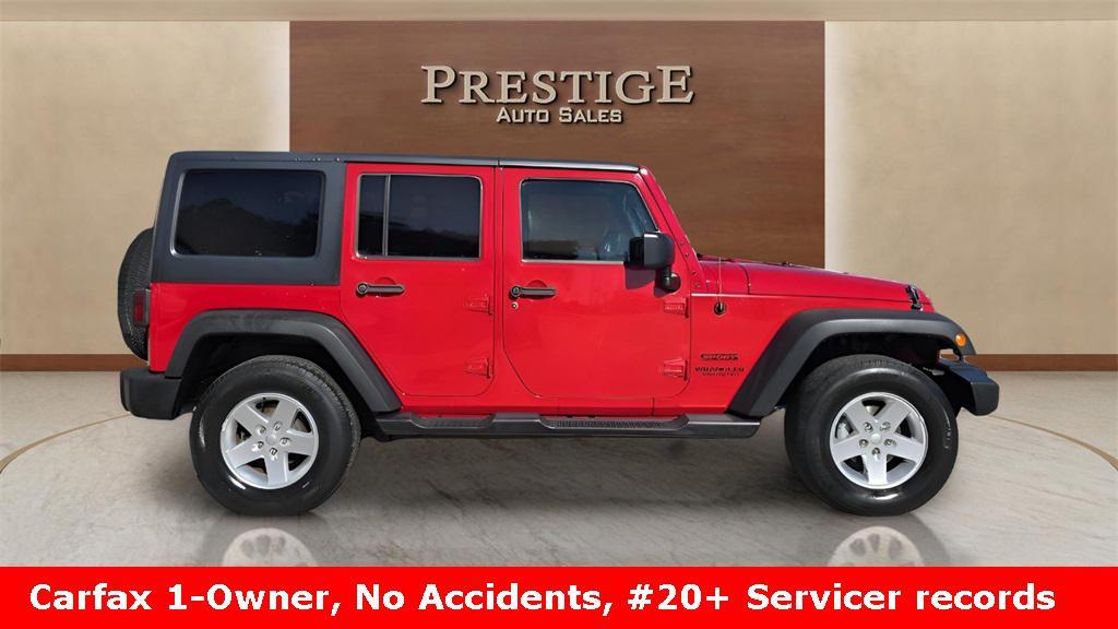 used 2017 Jeep Wrangler Unlimited car, priced at $16,700