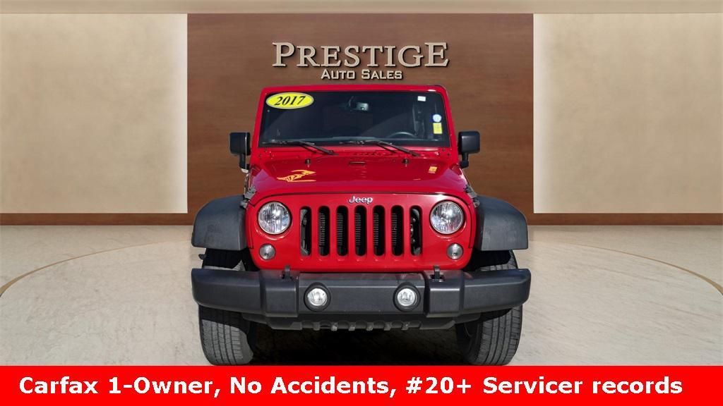 used 2017 Jeep Wrangler Unlimited car, priced at $16,700