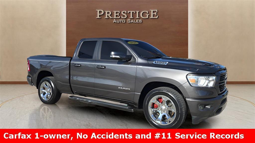used 2021 Ram 1500 car, priced at $27,850