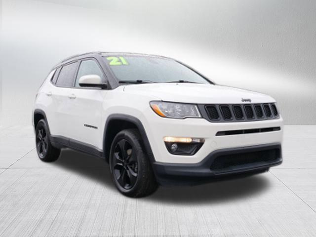 used 2021 Jeep Compass car, priced at $18,900