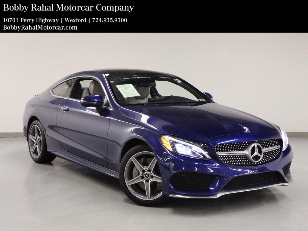 used 2018 Mercedes-Benz C-Class car, priced at $21,380