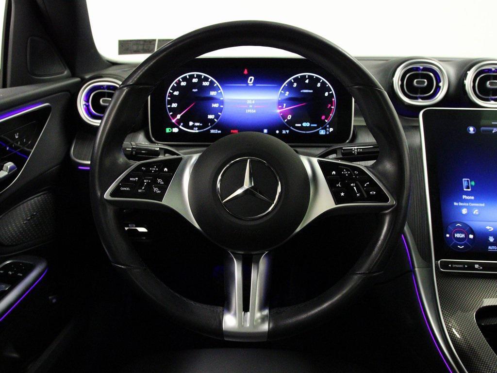 used 2022 Mercedes-Benz C-Class car, priced at $35,550