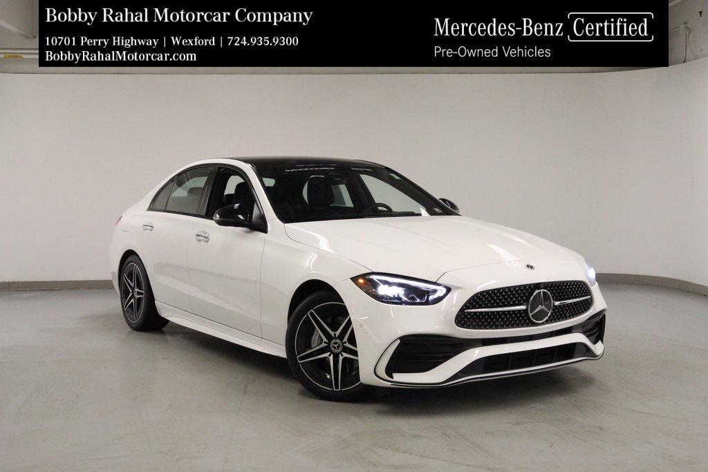used 2024 Mercedes-Benz C-Class car, priced at $41,990