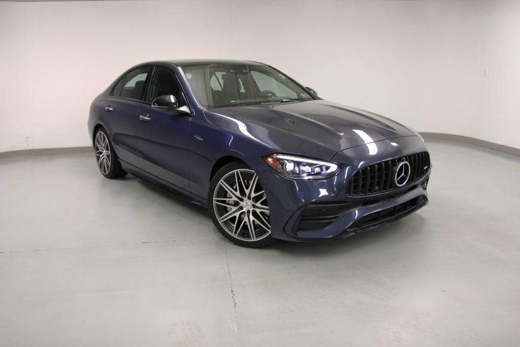 used 2025 Mercedes-Benz AMG C 43 car, priced at $48,990