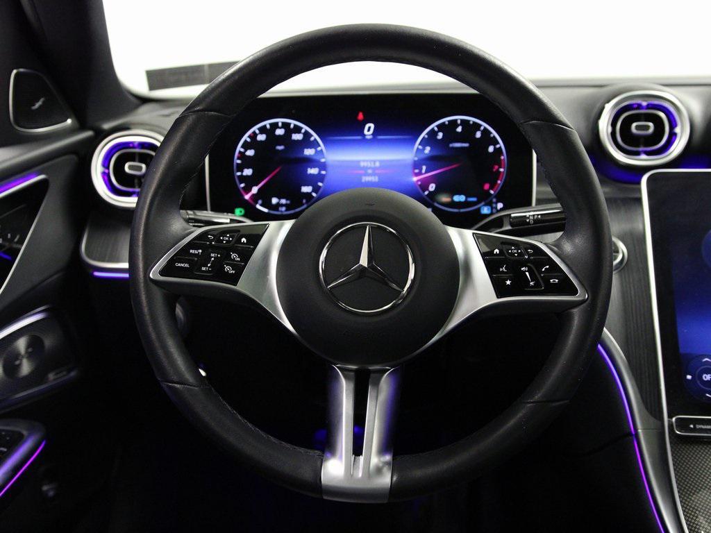 used 2022 Mercedes-Benz C-Class car, priced at $34,880