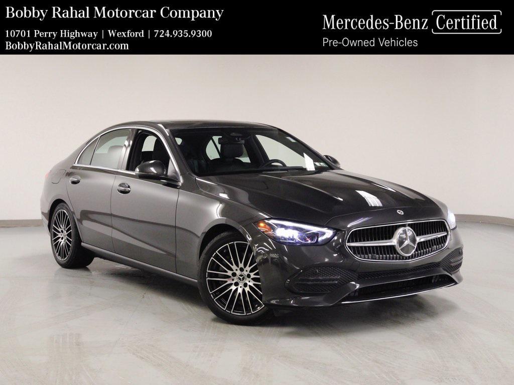 used 2022 Mercedes-Benz C-Class car, priced at $34,880