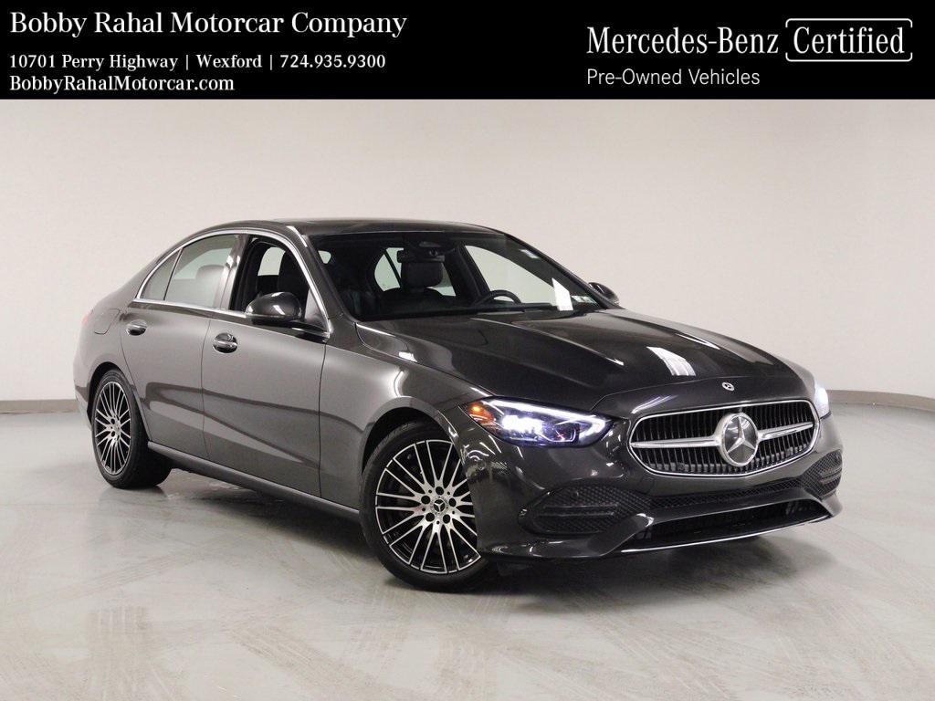 used 2022 Mercedes-Benz C-Class car, priced at $34,880