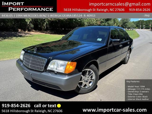 used 1994 Mercedes-Benz S-Class car, priced at $10,500