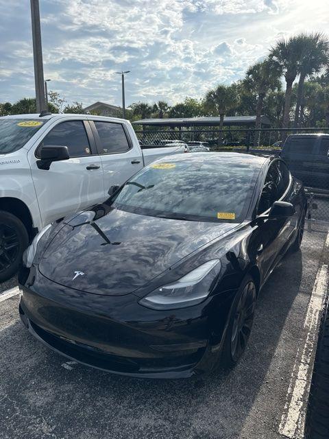 used 2022 Tesla Model 3 car, priced at $31,842