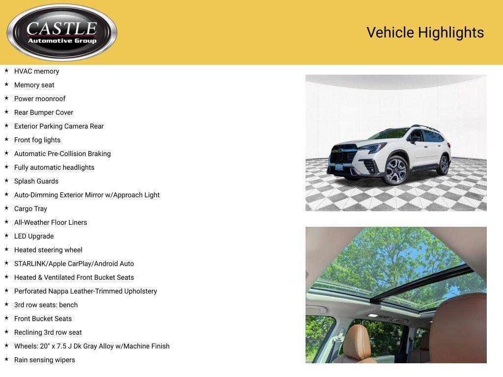used 2024 Subaru Ascent car, priced at $37,212