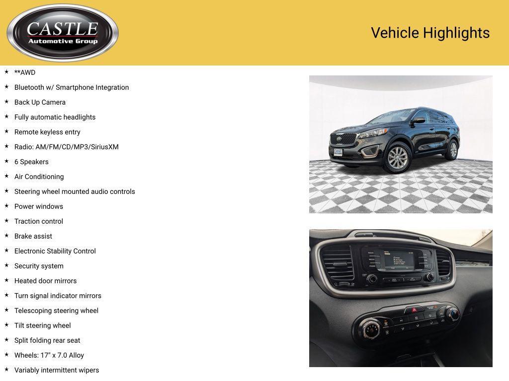 used 2016 Kia Sorento car, priced at $11,471