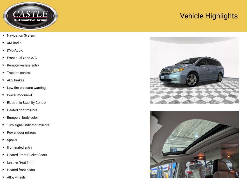 used 2012 Honda Odyssey car, priced at $7,199