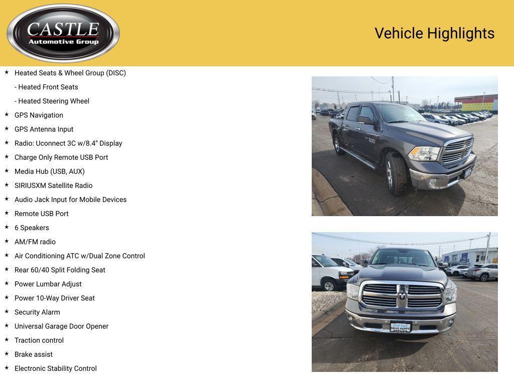used 2017 Ram 1500 car, priced at $17,599