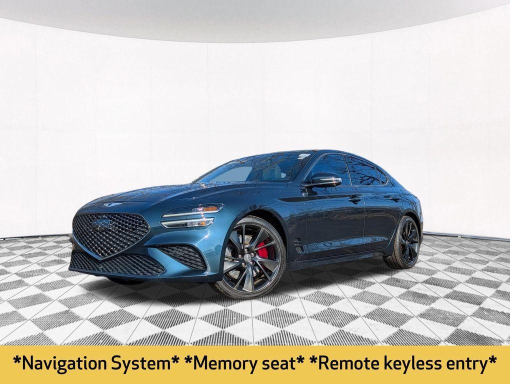 used 2022 Genesis G70 car, priced at $30,999