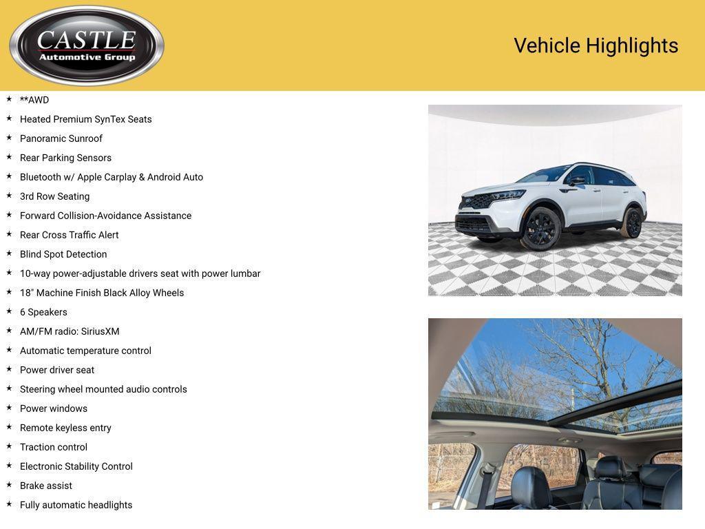 used 2021 Kia Sorento car, priced at $22,394