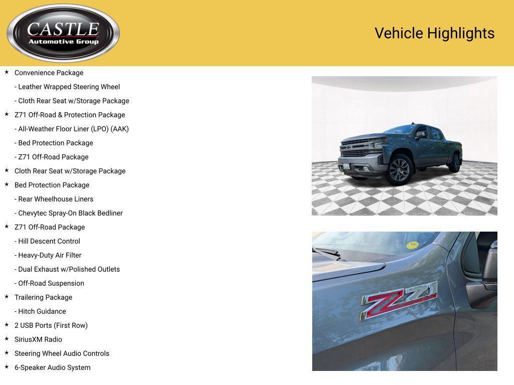 used 2021 Chevrolet Silverado 1500 car, priced at $33,410