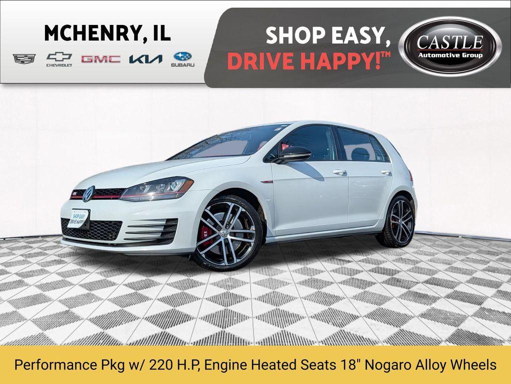 used 2017 Volkswagen Golf GTI car, priced at $13,399