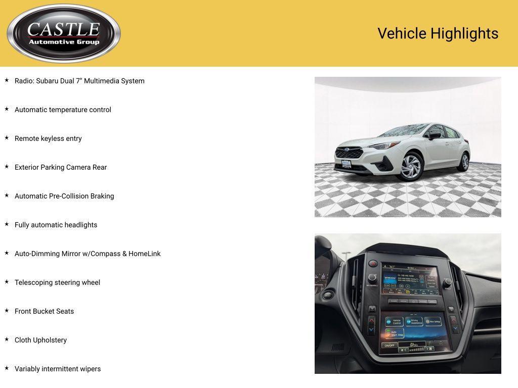 used 2025 Subaru Impreza car