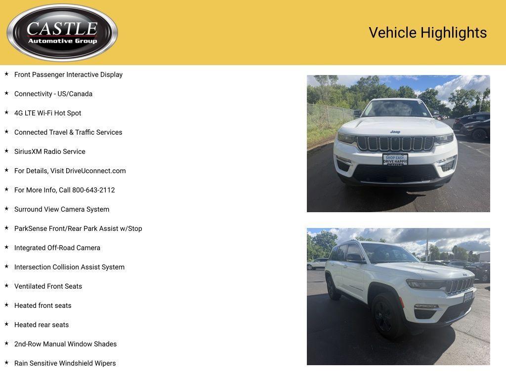used 2022 Jeep Grand Cherokee 4xe car, priced at $27,310