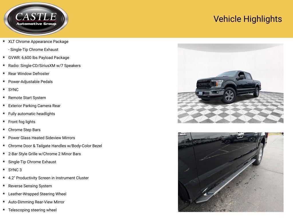 used 2018 Ford F-150 car, priced at $17,490