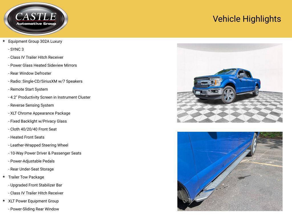 used 2018 Ford F-150 car, priced at $25,010