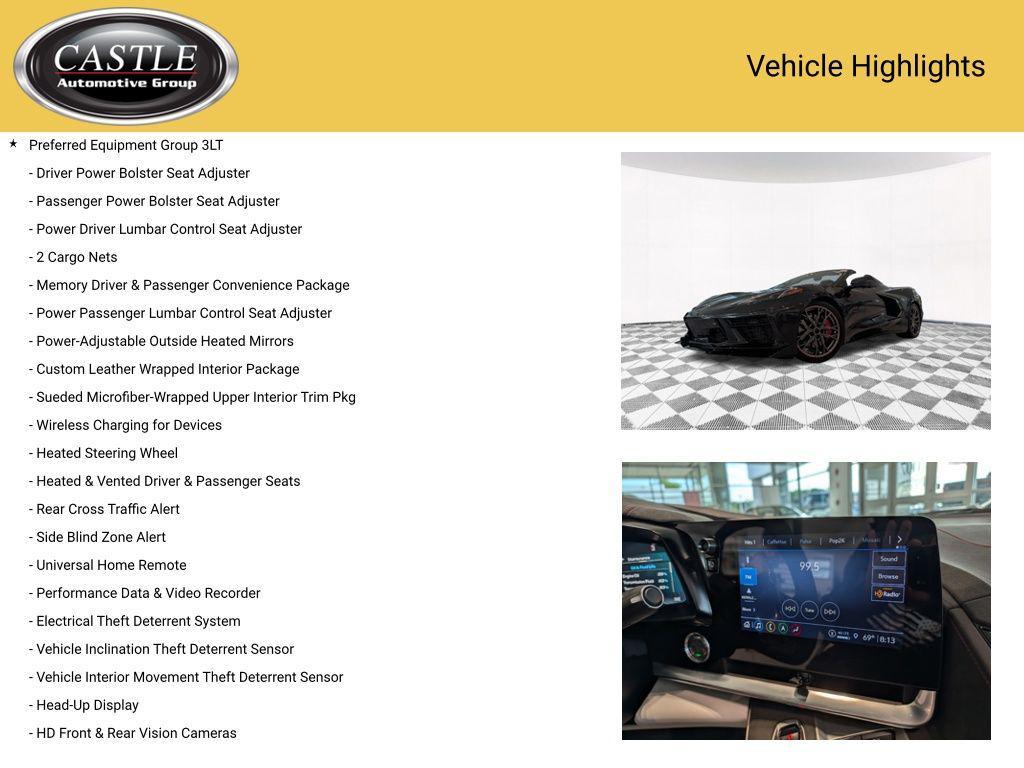 used 2023 Chevrolet Corvette car, priced at $83,010