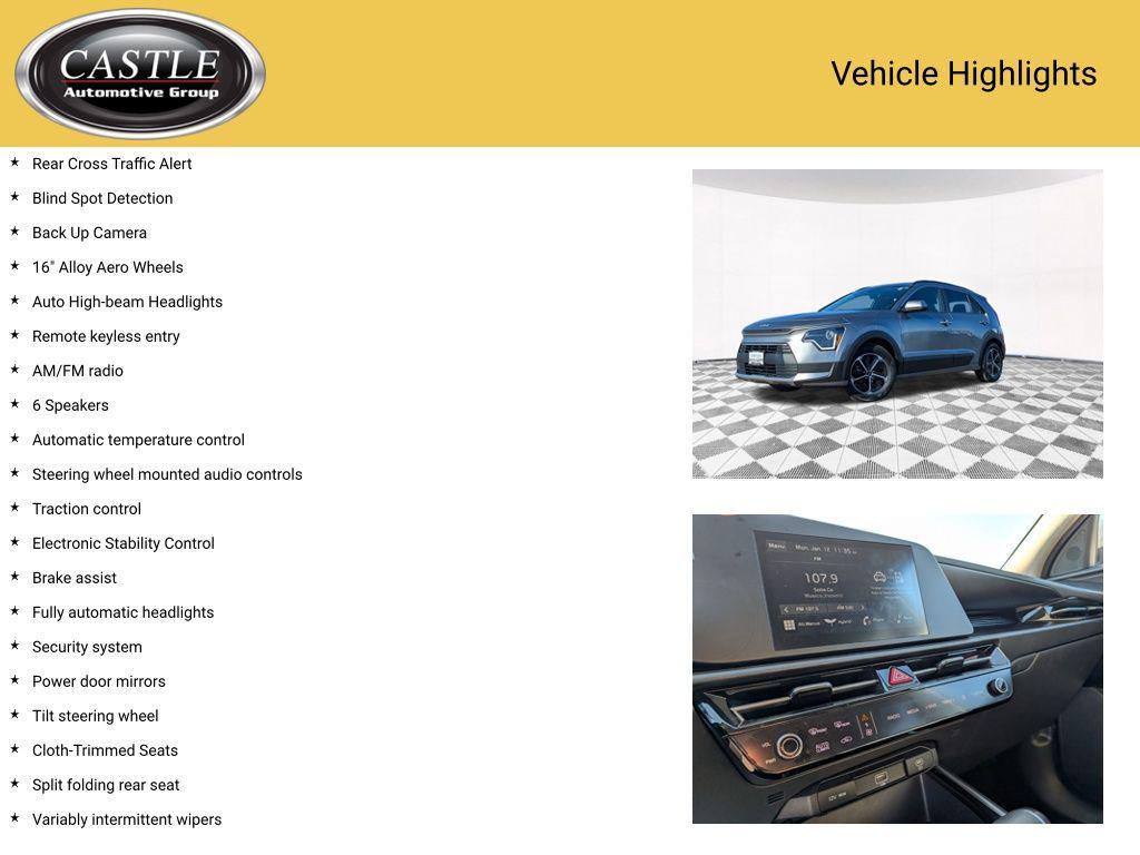 used 2023 Kia Niro car, priced at $17,699