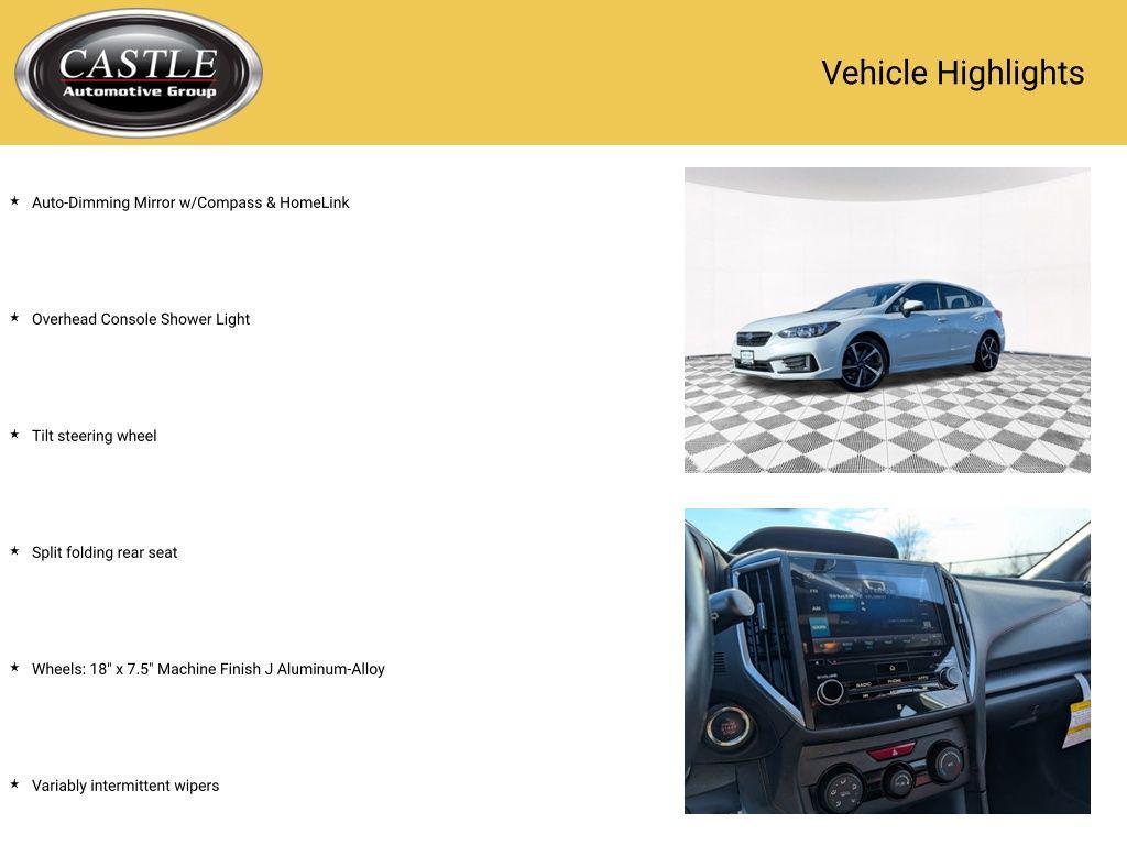 used 2023 Subaru Impreza car, priced at $20,599