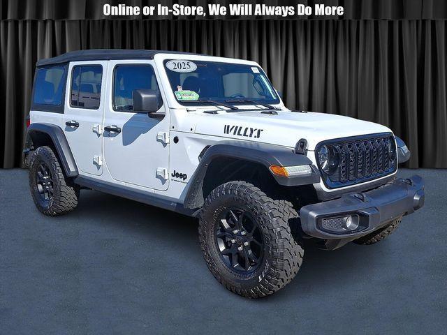 used 2025 Jeep Wrangler car, priced at $37,401